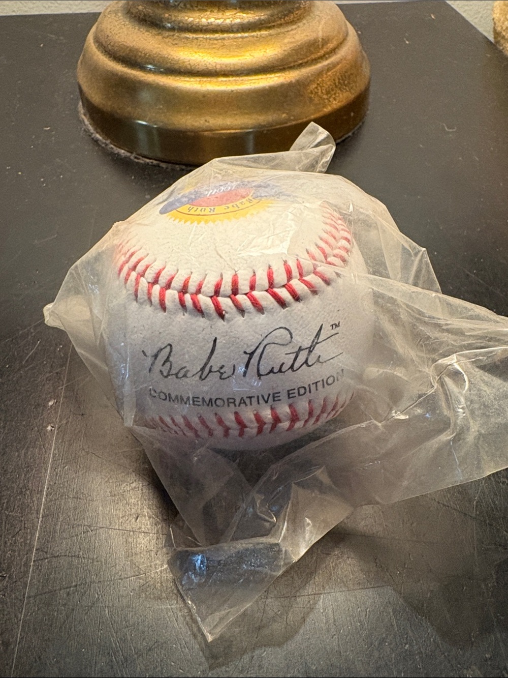 Commemorative White & Red Baseball - Classic Collector Edition